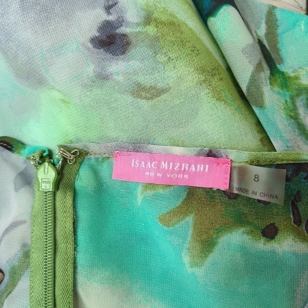 Isaac Mizrahi Sheer Floral Dress - Picture 7 of 7